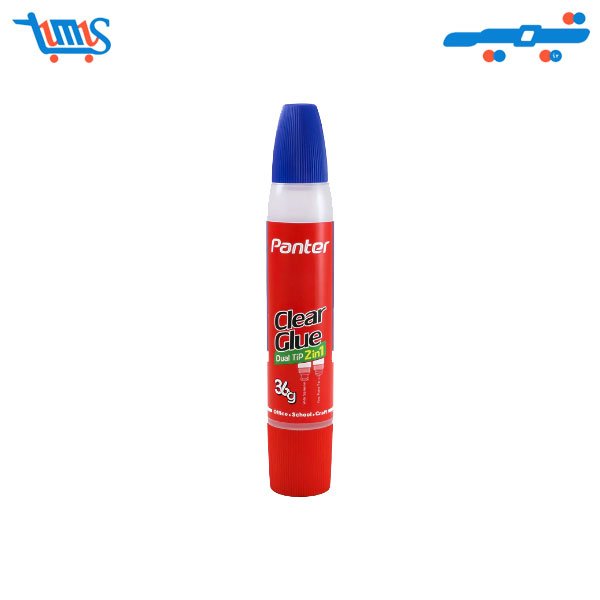 چسب مایع شفاف دو سر پنتر مدل GL-428 , لوازم تحریر چسب مایع شفاف دو سر پنتر مدل GL-428 , لوازم تحریر